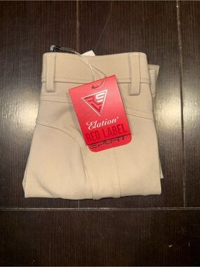 Elation Red Label Women’s Straight-Leg Pants in Beige